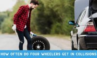 How often do four wheelers get in collisions